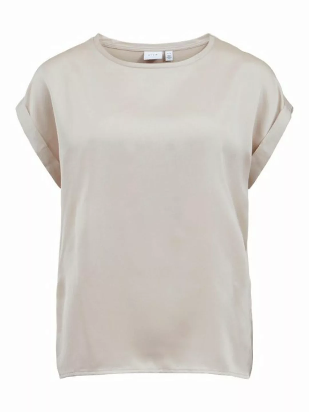 Vila Kurzarmshirt VIELLETTE S/S SATIN TOP - NOOS Satin Optik günstig online kaufen