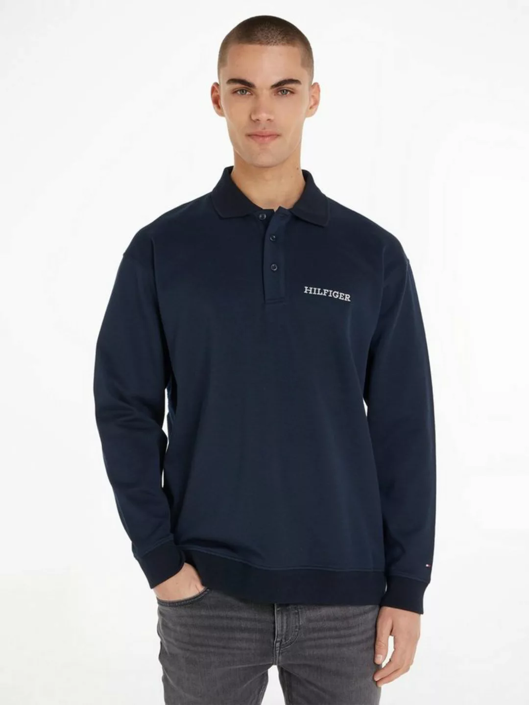 Tommy Hilfiger Langarm-Poloshirt günstig online kaufen