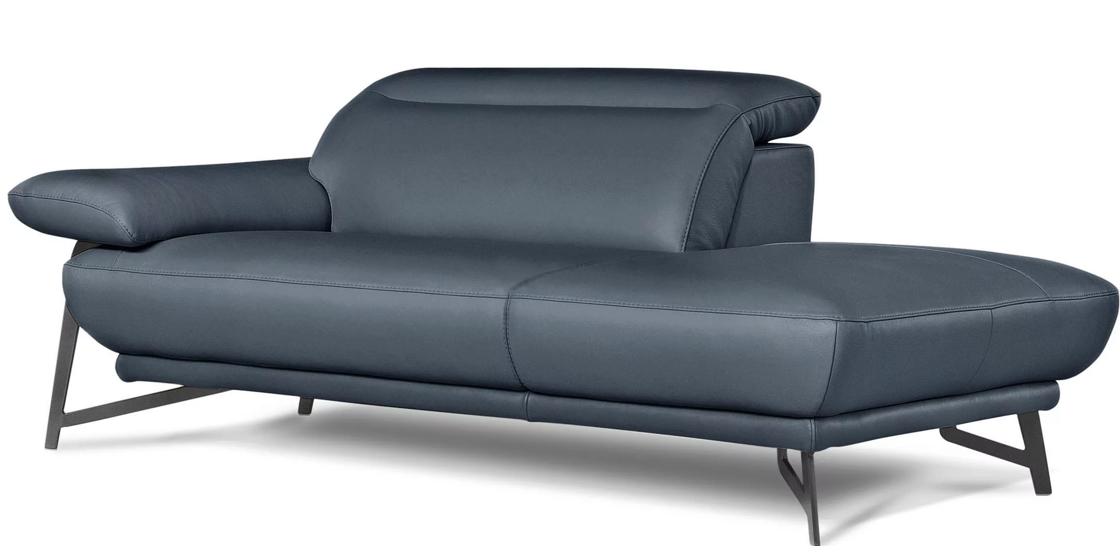 Egoitaliano Ottomane "Anais, Designsofa mit hohem Sitzkomfort, Designfuß", günstig online kaufen