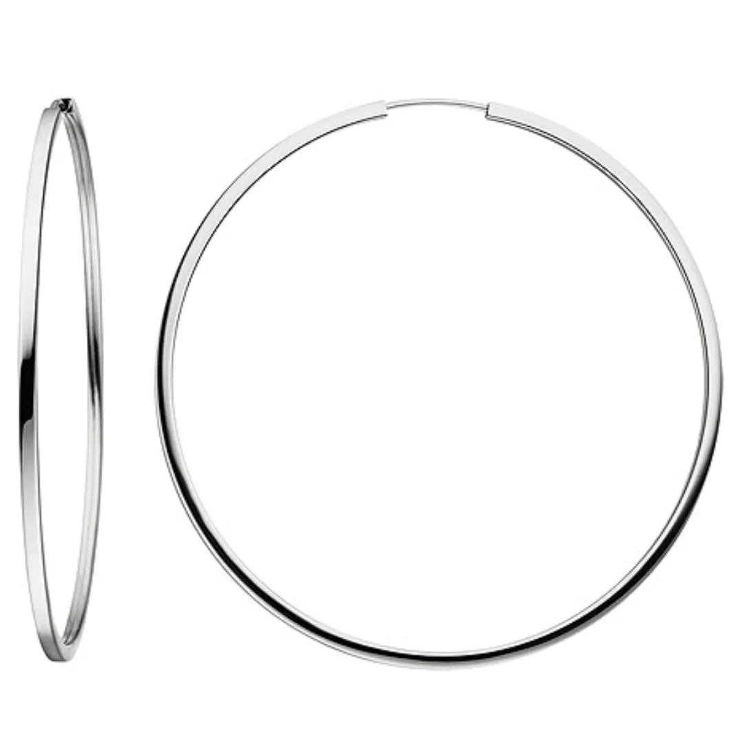 SIGO Creolen groß 925 Sterling Silber Ohrringe Durchmesser 64 mm günstig online kaufen