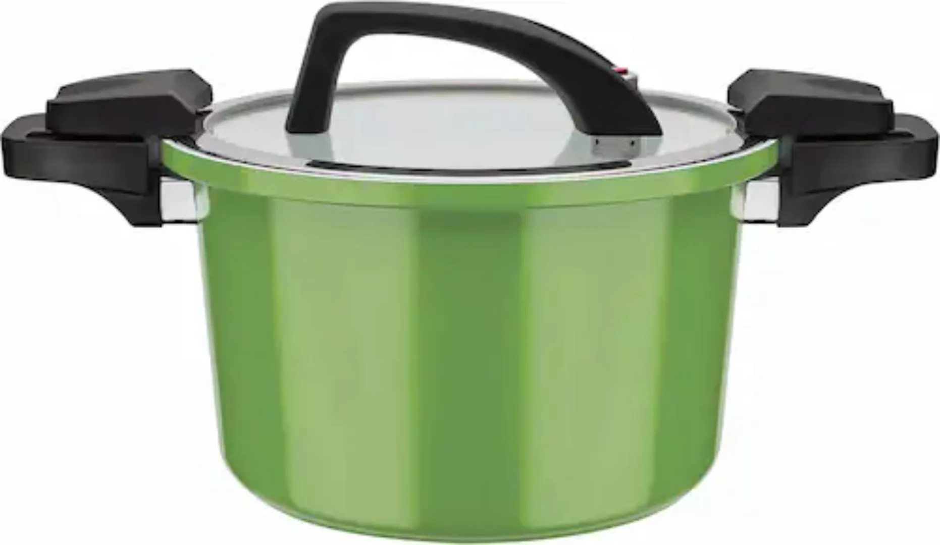 GSW Dampfgartopf »Ceramica green«, Aluminium, (1 tlg.), Dampfkochtopf, mehr günstig online kaufen