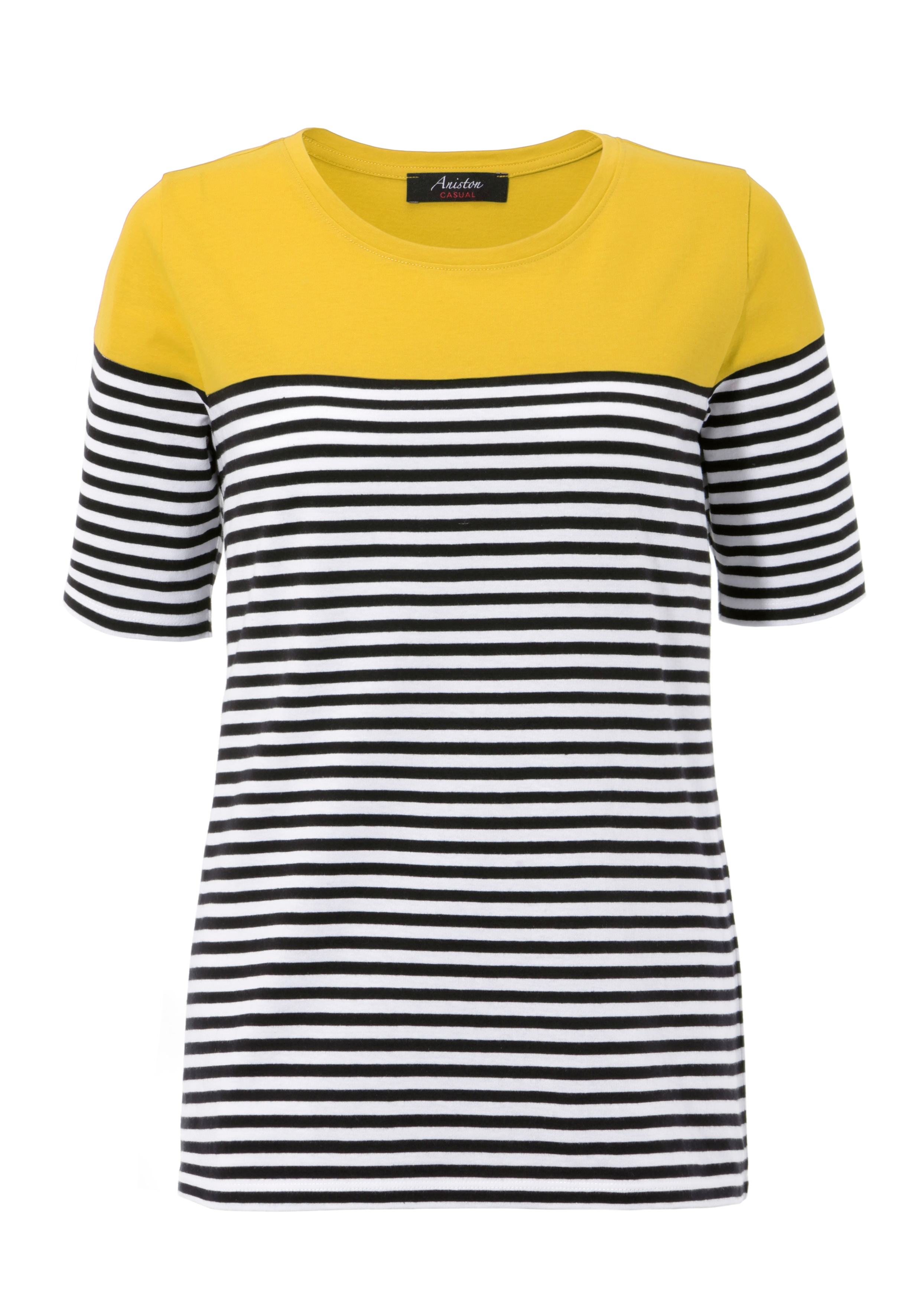Aniston CASUAL T-Shirt, im Marine-Look günstig online kaufen