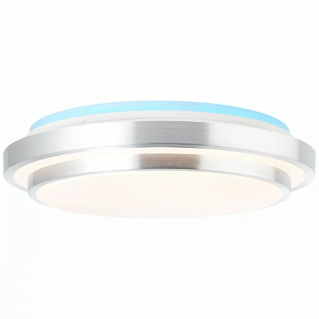 BRILLIANT VILMA LED Deckenleuchte Ø 51,5 cm Metall / Kunststoff Weiß / silb günstig online kaufen
