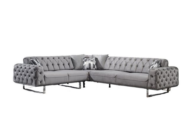 Villa Möbel Ecksofa Roma, Set, mit Relax-/Bettfunktion durch umklappbare Rü günstig online kaufen