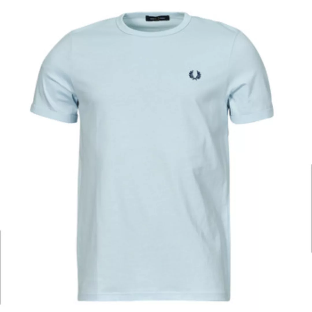 Fred Perry Ringer T-Shirt hellblau - Größe S günstig online kaufen