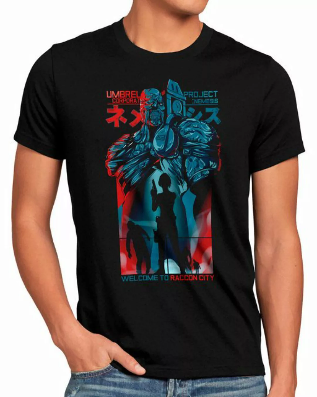 style3 T-Shirt Corporation Project evil resident umbrella corp virus zombie günstig online kaufen