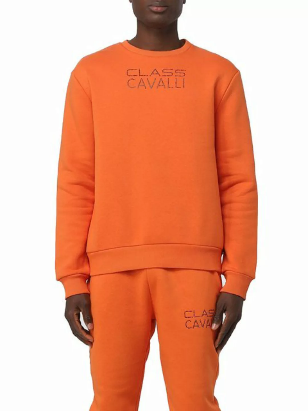 Cavalli Class Sweatshirt Cavalli Class Sweatshirt orange Herren günstig online kaufen