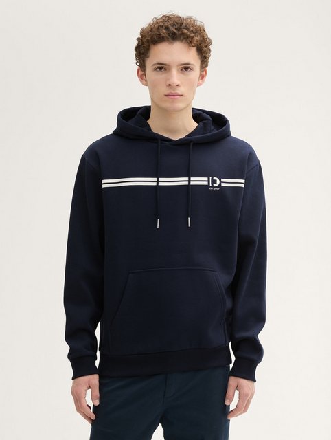 TOM TAILOR Denim Sweatshirt Hoodie mit Print günstig online kaufen