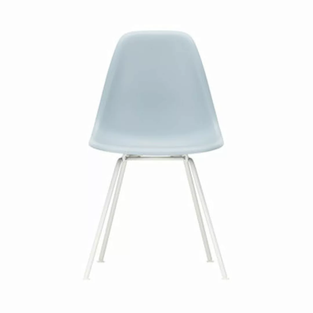Stuhl DSX - Eames Plastic Side Chair plastikmaterial blau grau / (1950) - B günstig online kaufen