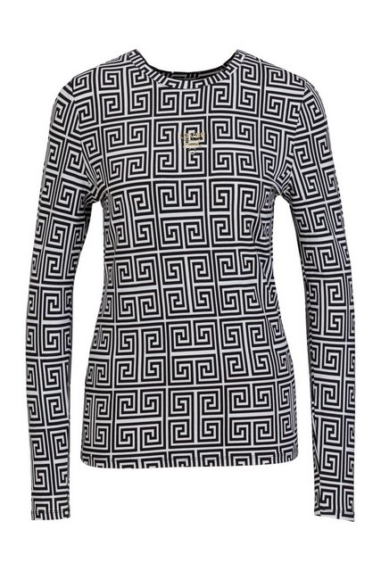 19V69 Italia by Versace Langarmshirt LETIZIA ORNAMENT Modisches Rundhalsshi günstig online kaufen