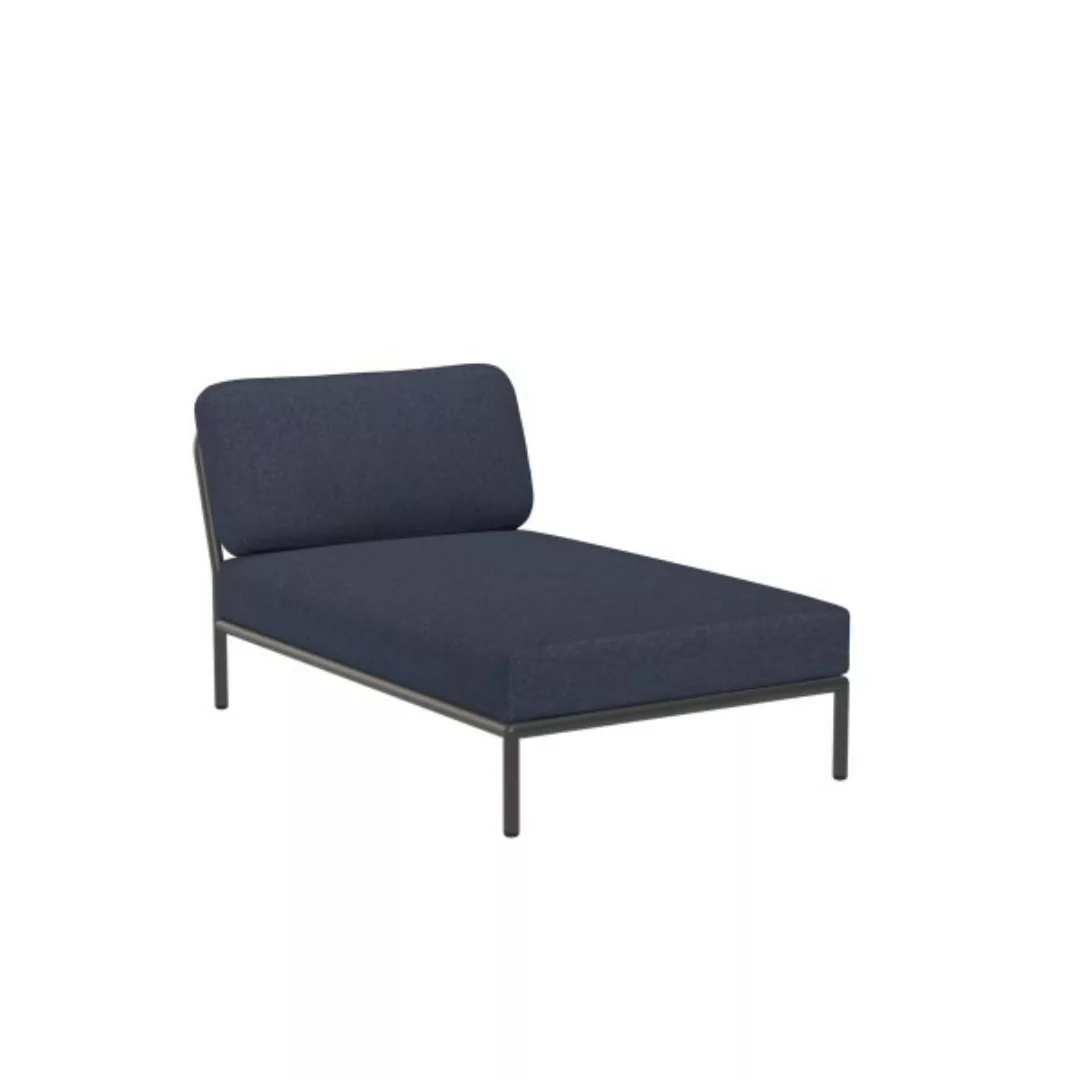 LEVEL Outdoor Chaiselong Lounge-Modul 4 Indigo Dunkelgrau günstig online kaufen