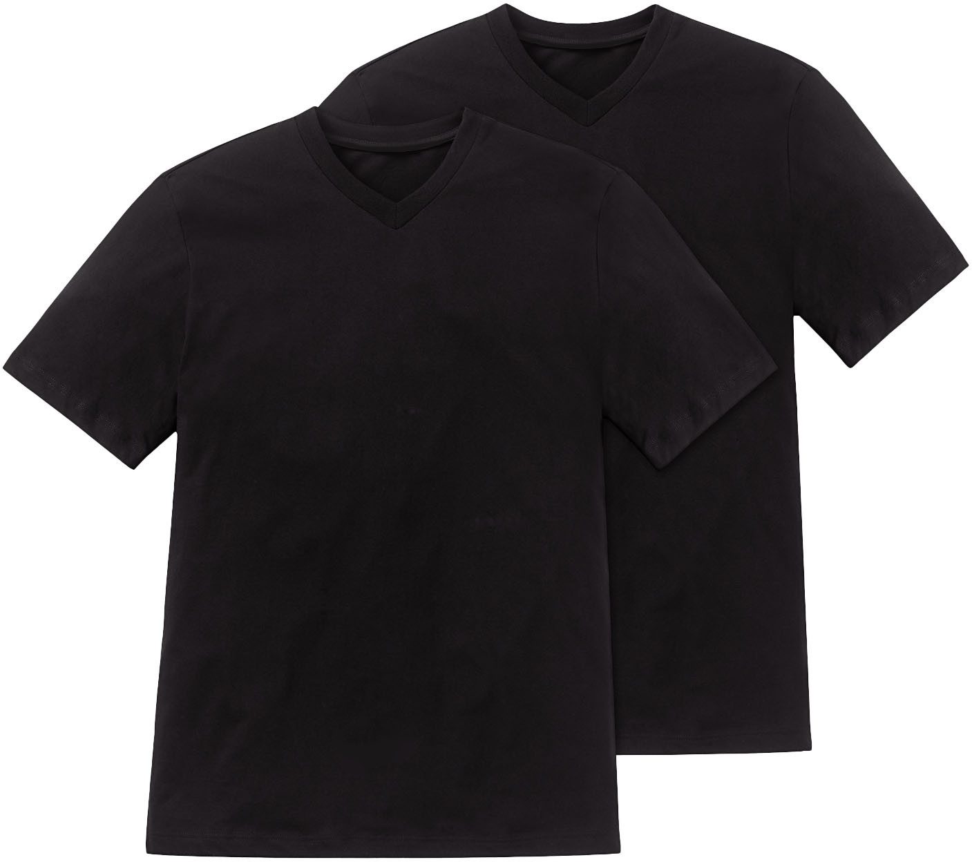Schiesser V-Shirt ""Essentials"", (2er-Pack), mit V-Ausschnitt günstig online kaufen