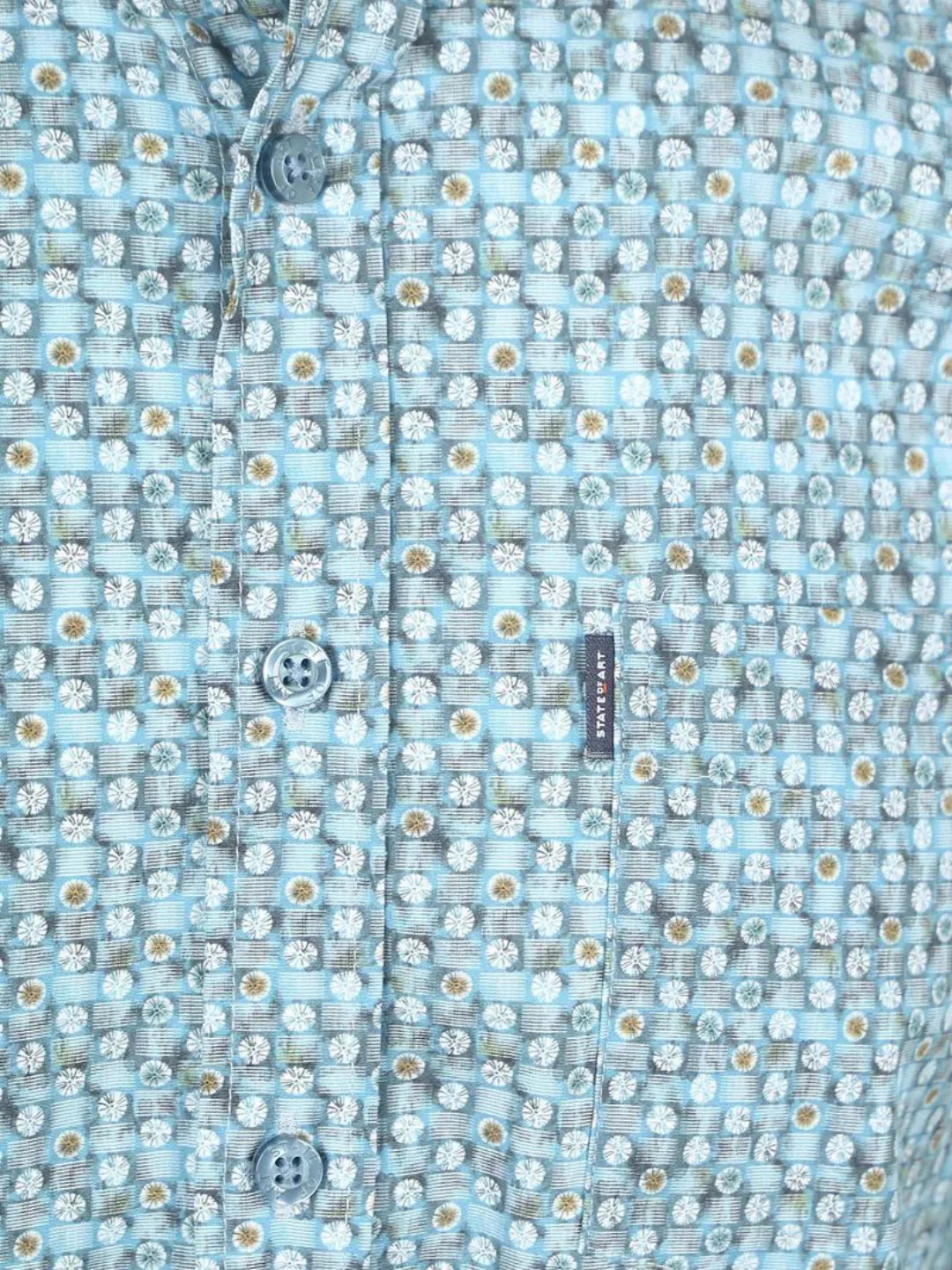 State Of Art Hemd Poplin Dandelion Blau - Größe L günstig online kaufen