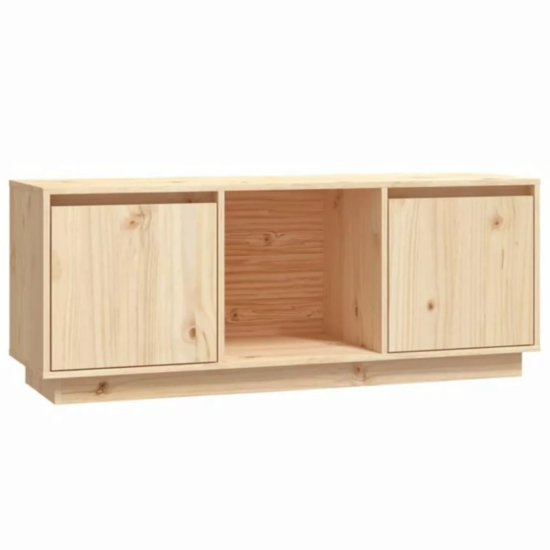 furnicato TV-Schrank 110,5x35x44 cm Massivholz Kiefer (1-St) günstig online kaufen