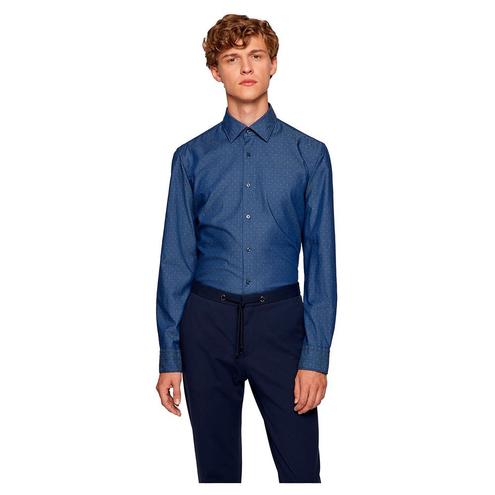 Boss C Joe Soft C1 214 Shirt 43 Open Blue günstig online kaufen