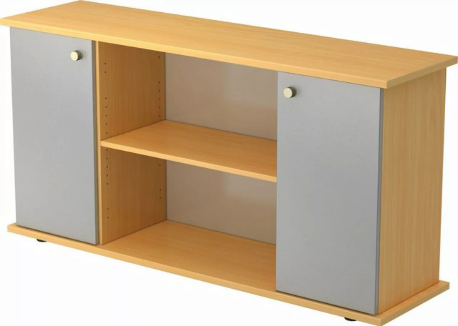 Aktenschrank Sideboard SB 2OH 2 Türen BxTxH 166,1x44,8x84cm Griff SG Buche/ günstig online kaufen