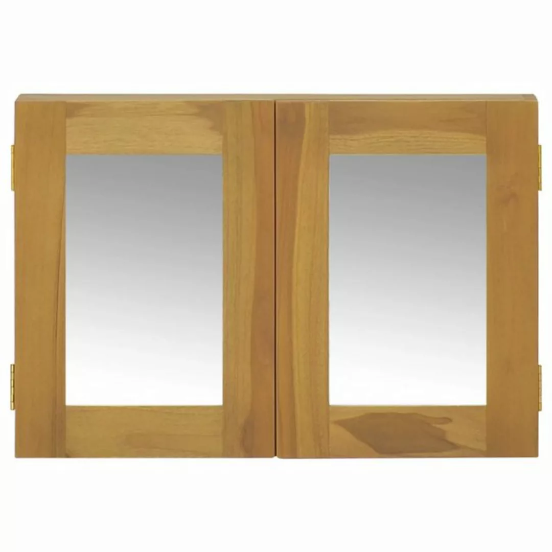 vidaXL Spiegelschrank 60x10x40 cm Massivholz Teak günstig online kaufen