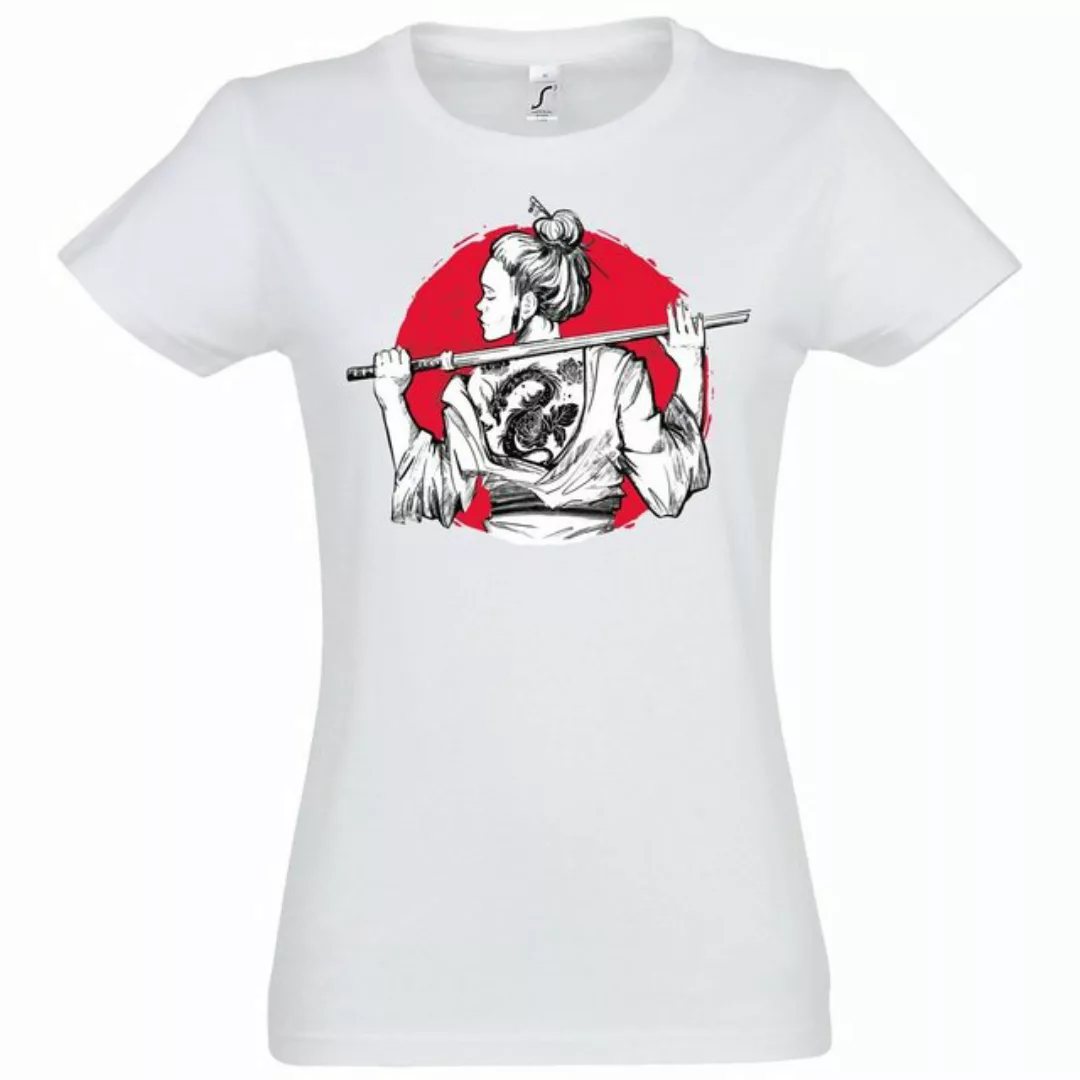 Youth Designz T-Shirt Samurai Girl Damen Shirt Mit modischem Japan Print günstig online kaufen