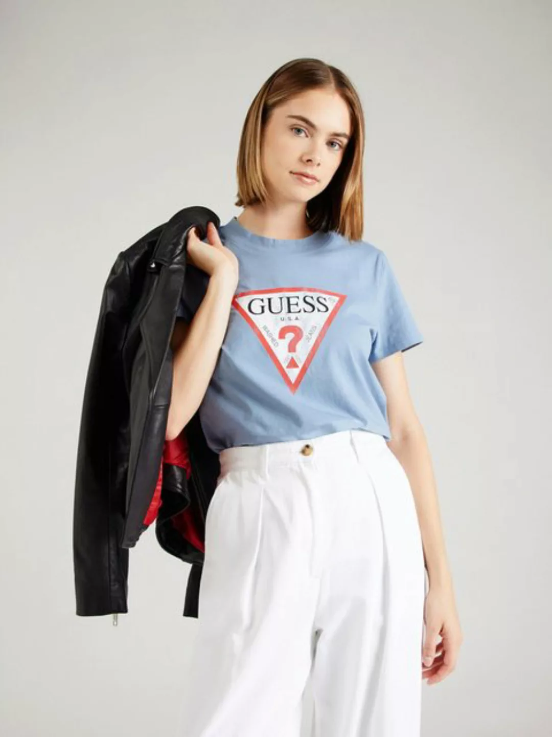 Guess T-Shirt CLASSIC (1-tlg) Plain/ohne Details günstig online kaufen