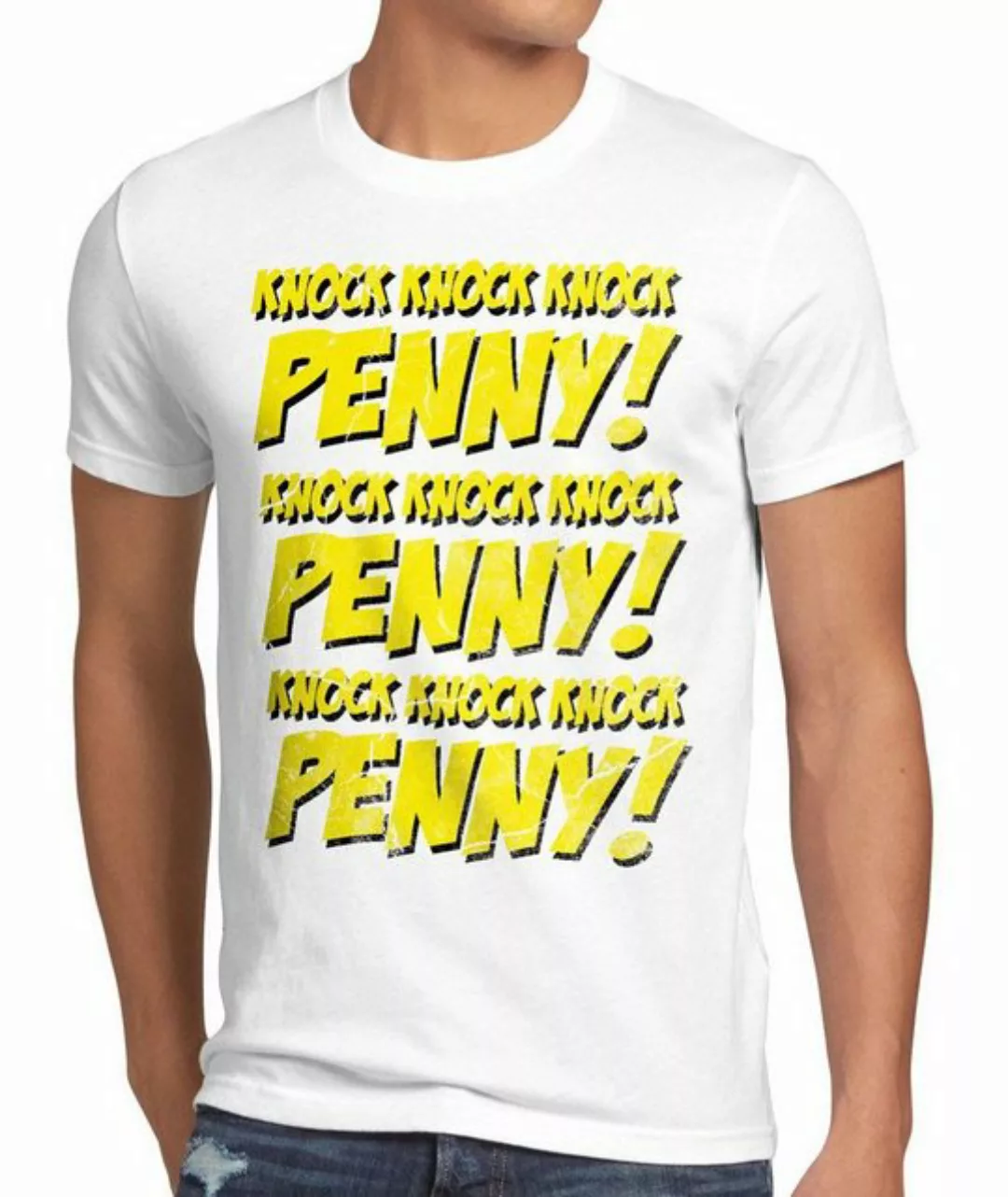 style3 Print-Shirt Herren T-Shirt Penny knock big bang sheldon College theo günstig online kaufen