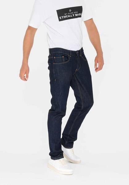 Herren Tapered Jeans Aus Biobaumwolle günstig online kaufen