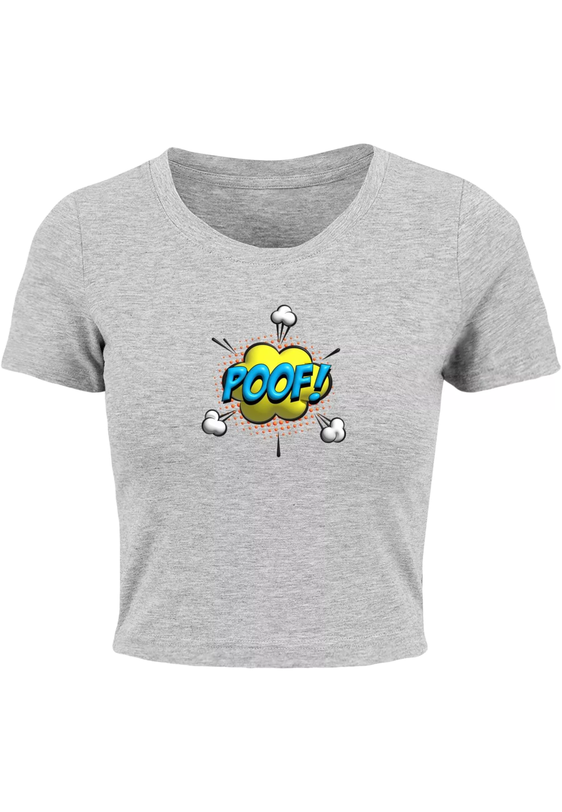 Merchcode T-Shirt "Merchcode Damen Ladies POOF Comic Cropped Tee" günstig online kaufen