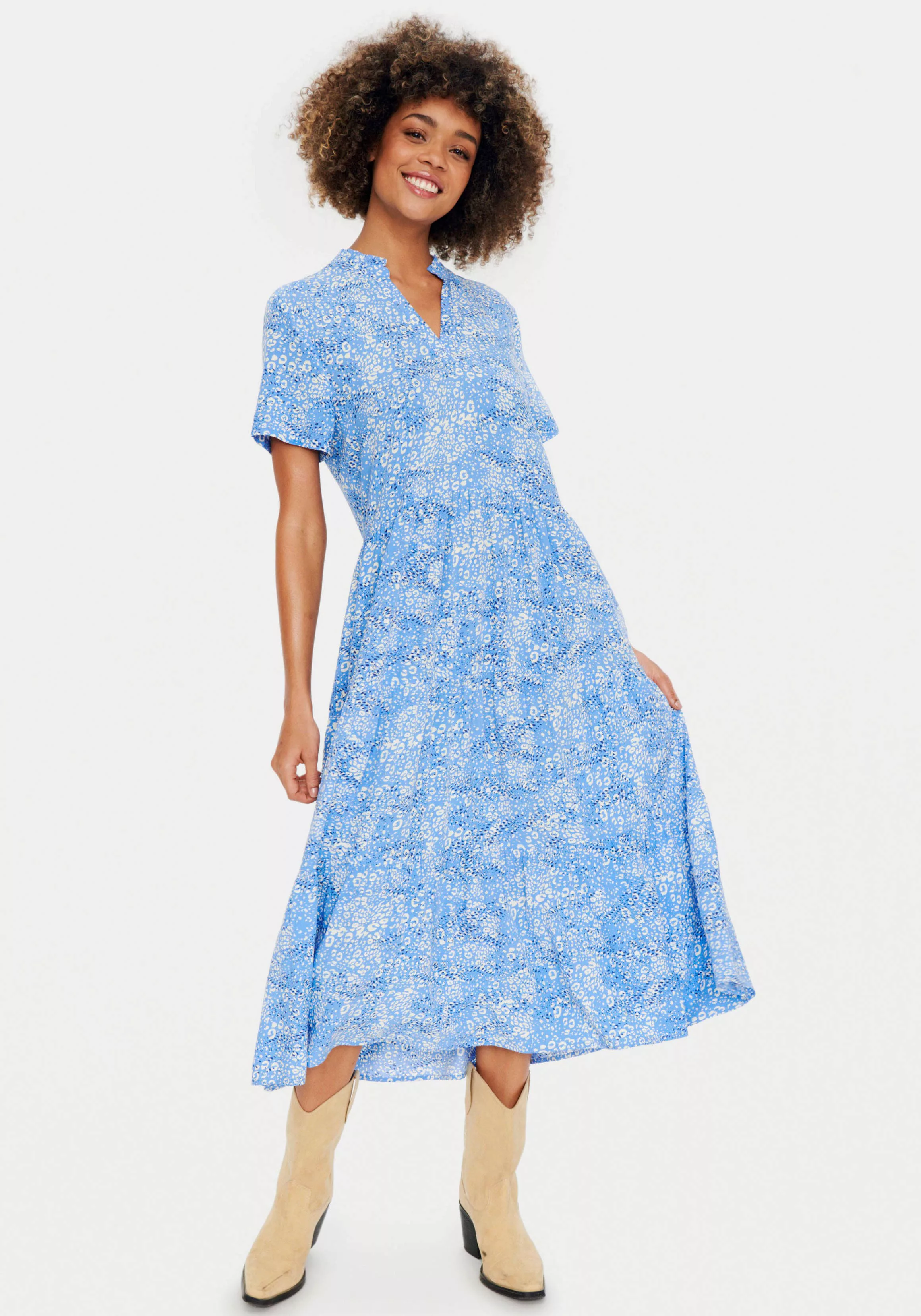 Saint Tropez Maxikleid "EdaSZ SS Maxi Dress" günstig online kaufen