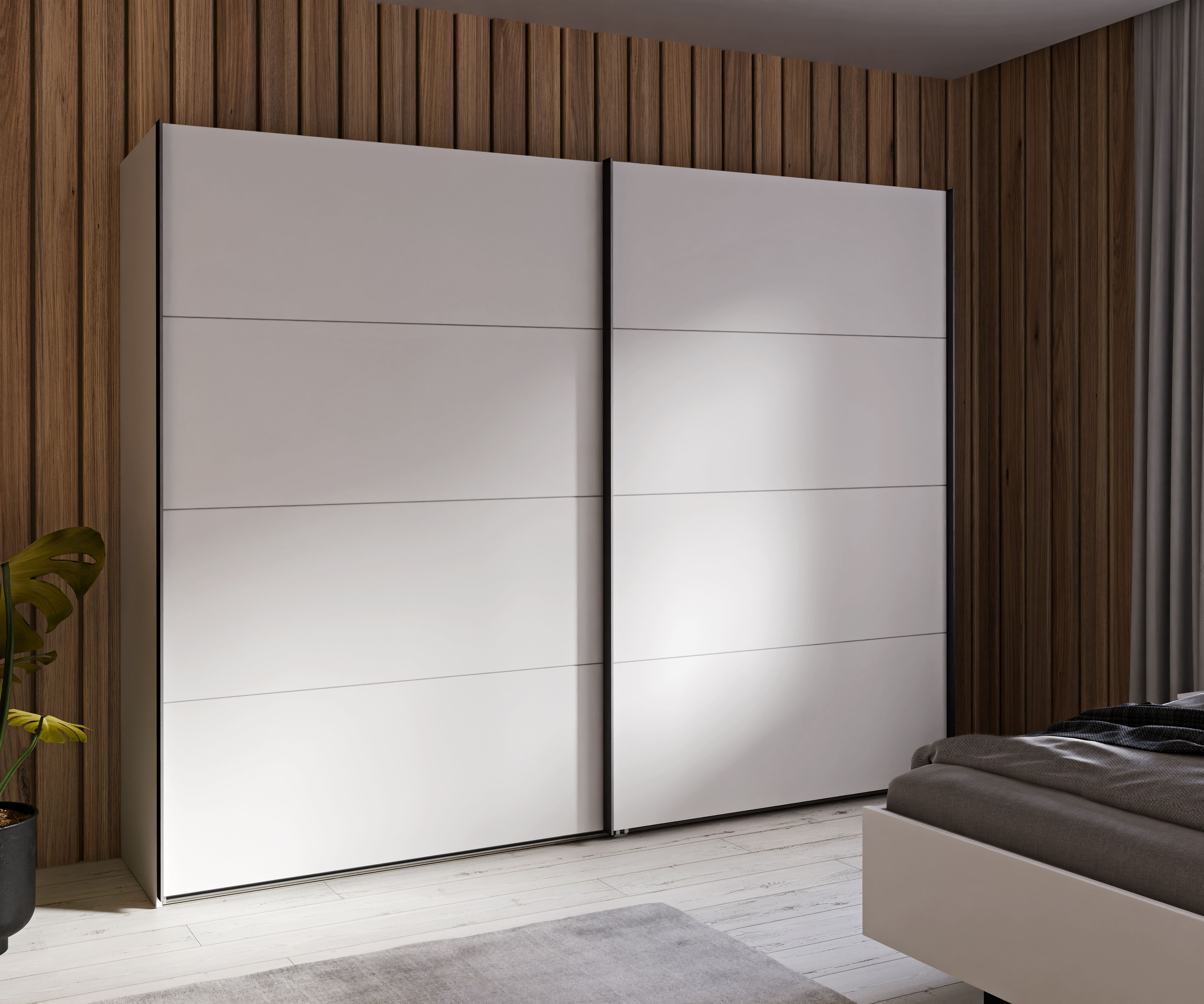 FORTE Schwebetürenschrank, Schwebetürenschrank, Stauraum Vielzahl an Zubehö günstig online kaufen