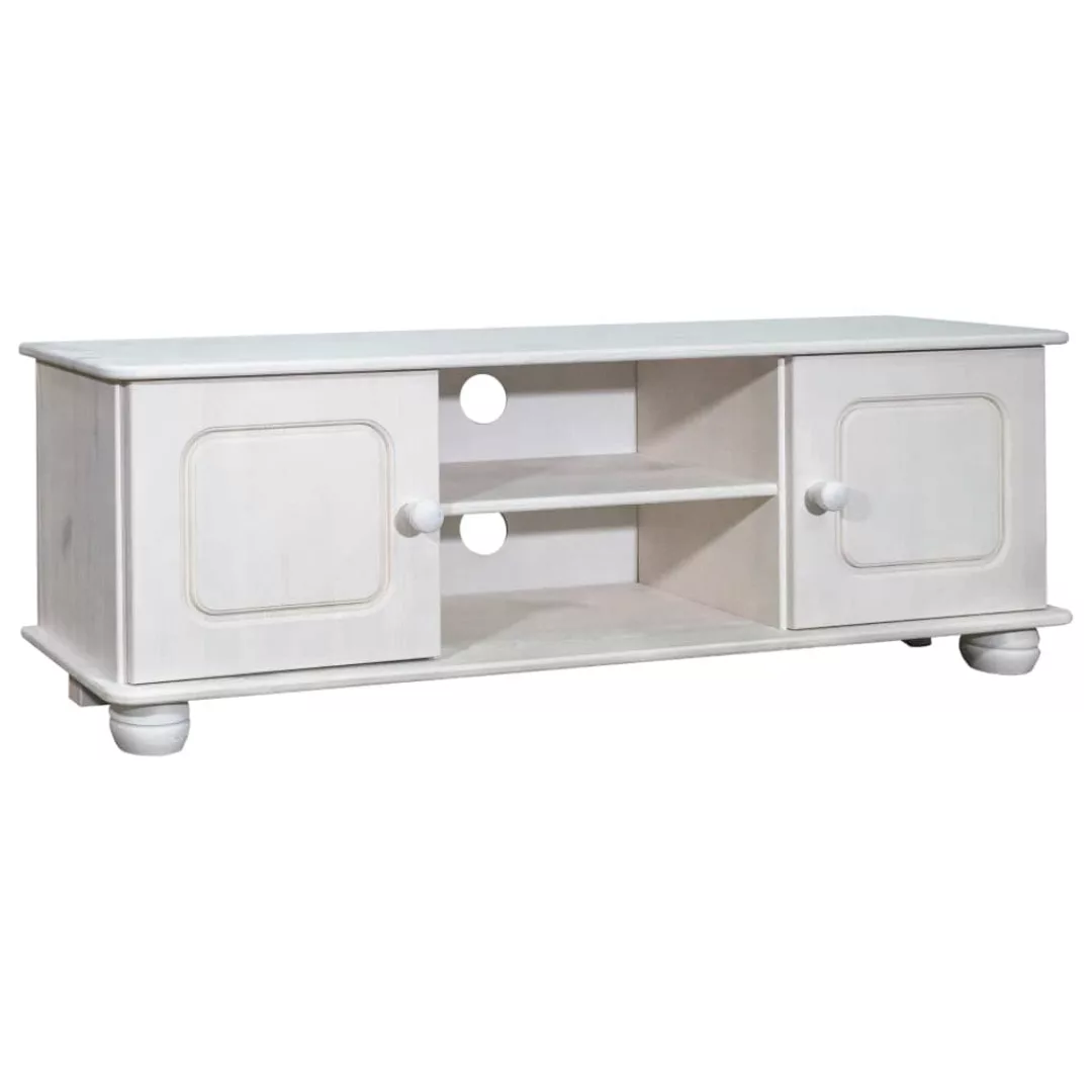 Tv-schrank 115x29x40 Cm Massivholz Kiefer günstig online kaufen