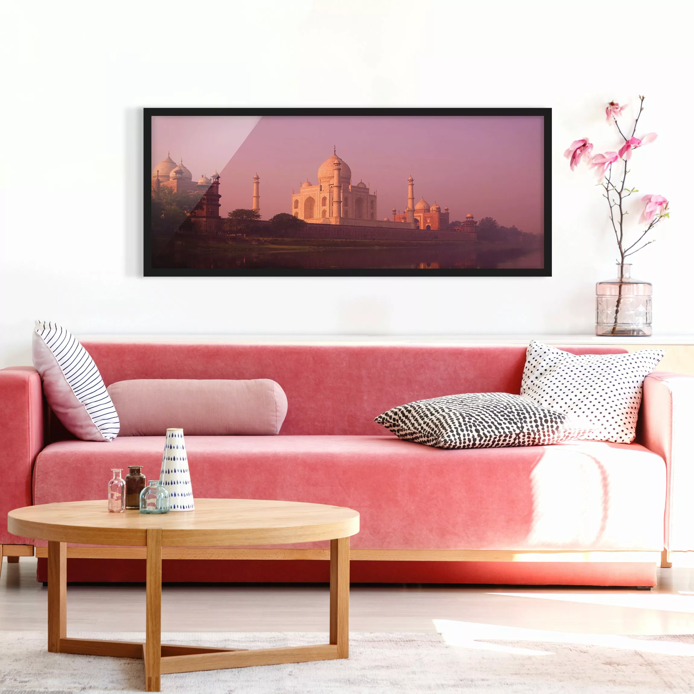 Bild mit Rahmen Architektur & Skyline - Panorama Mist Over Shiraz günstig online kaufen