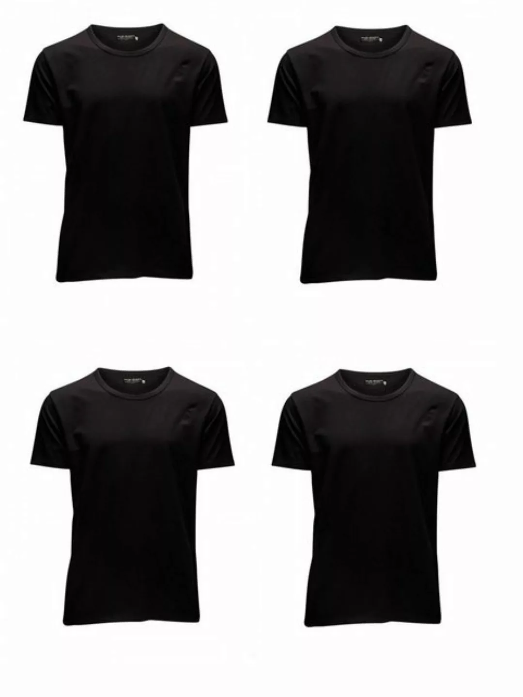 Jack & Jones Herren T-Shirt O-Neck & V-Neck Slim Fit 4er Pack günstig online kaufen