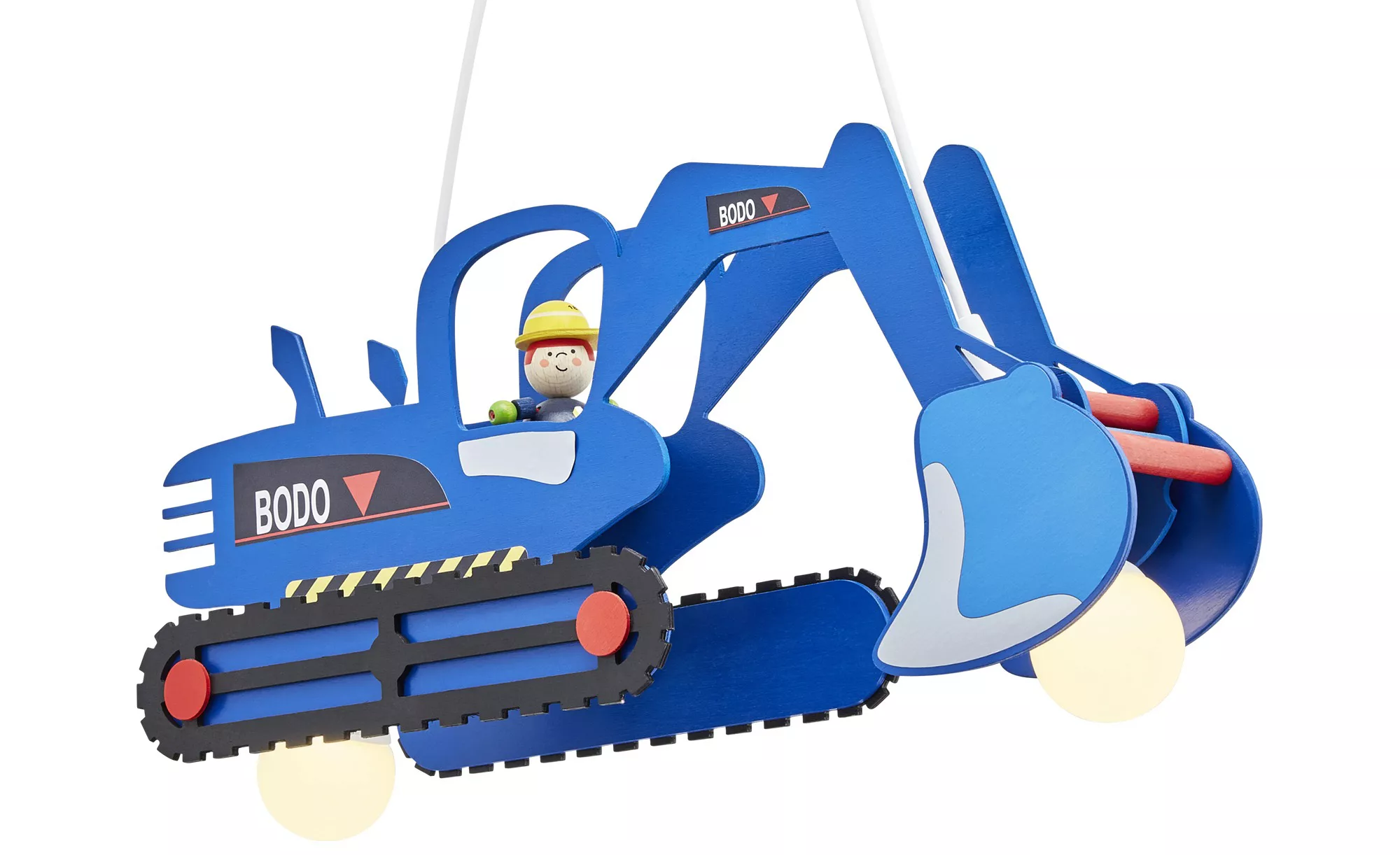 Pendelleuchte Bagger - blau - 25 cm - 30 cm - Sconto günstig online kaufen