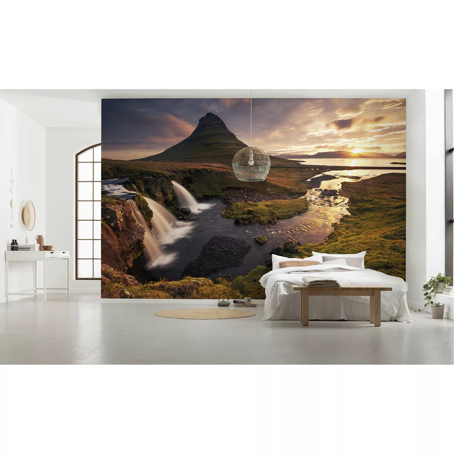 KOMAR Vlies Fototapete - Guten Morgen auf Isländisch - Größe 400 x 250 cm m günstig online kaufen