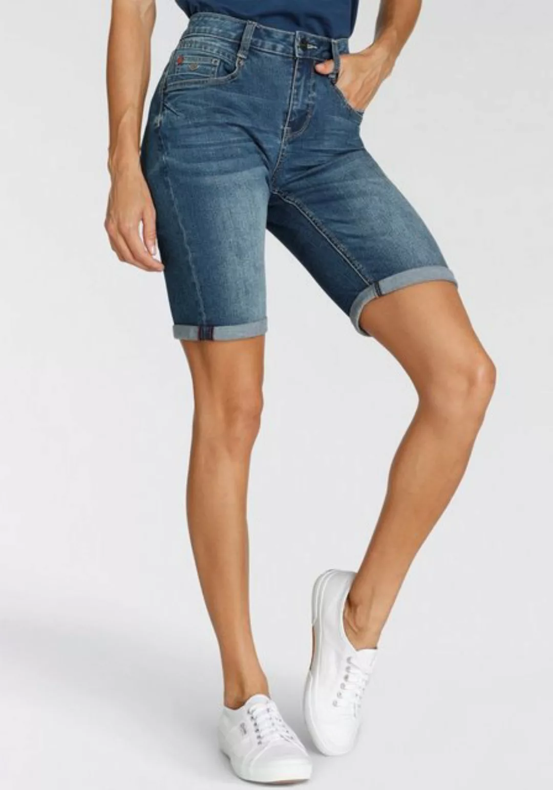 H.I.S Jeansshorts "duffyHS", schmale Beinform, krempelbare Beinabschlüsse, günstig online kaufen