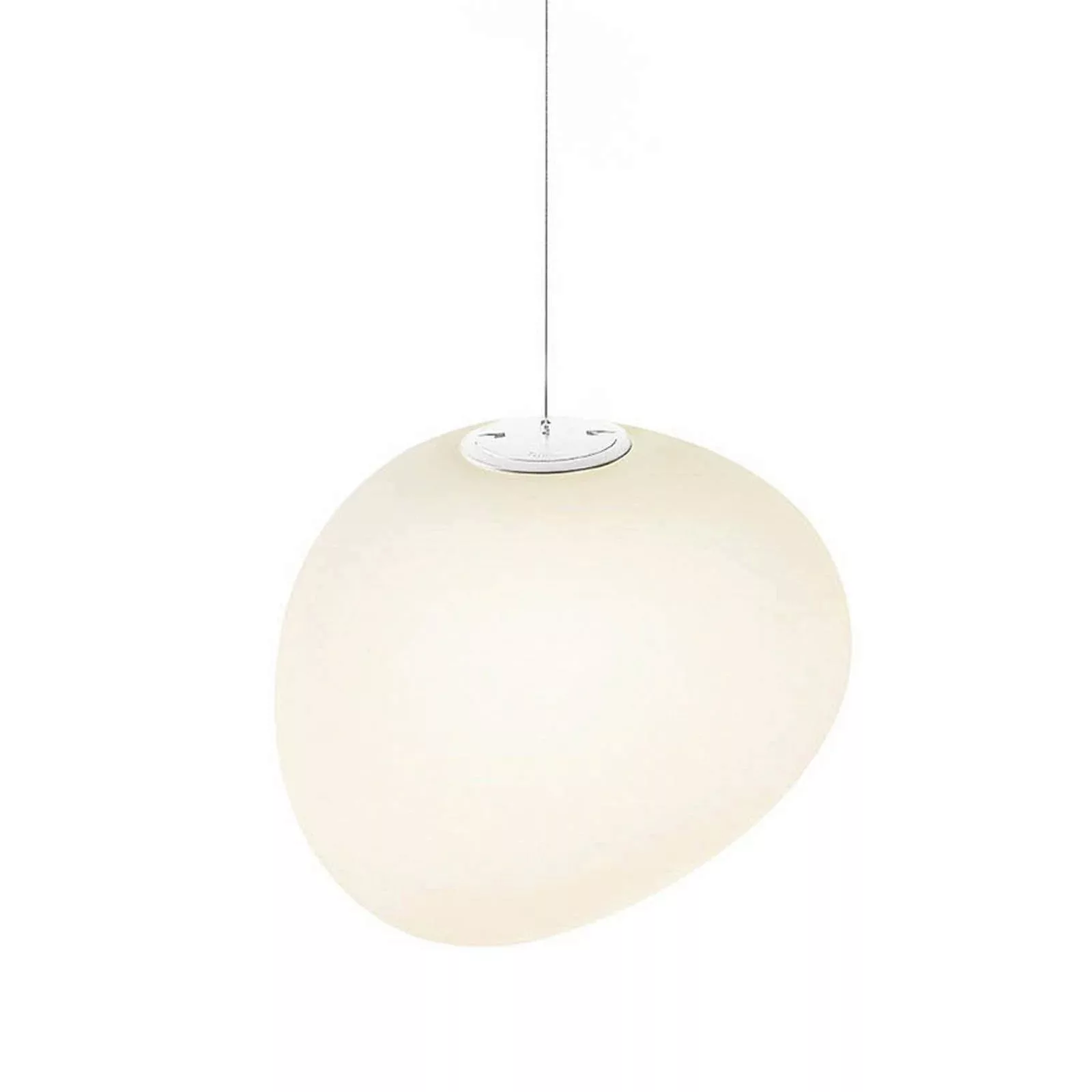 Foscarini Gregg MIDI Hängeleuchte, aus Glas, weiß günstig online kaufen