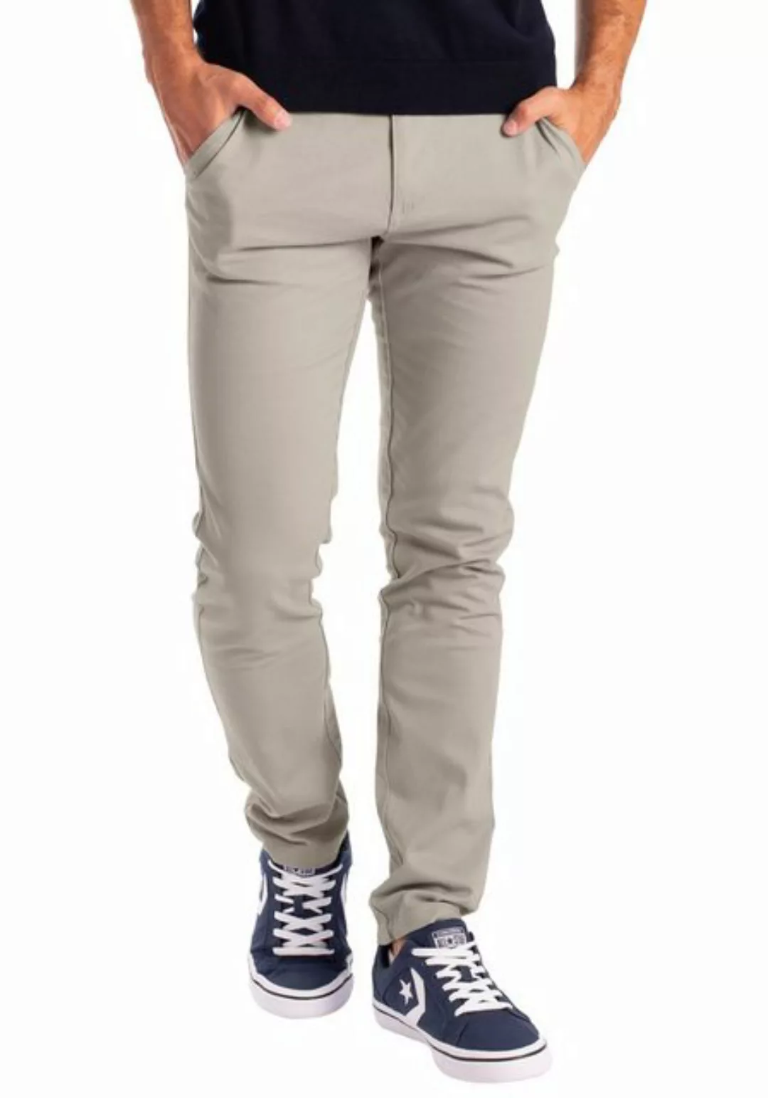 BlauerHafen Chinohose Herren Chino Hose Stretch Stoff Chinohose Slim Fit Ca günstig online kaufen