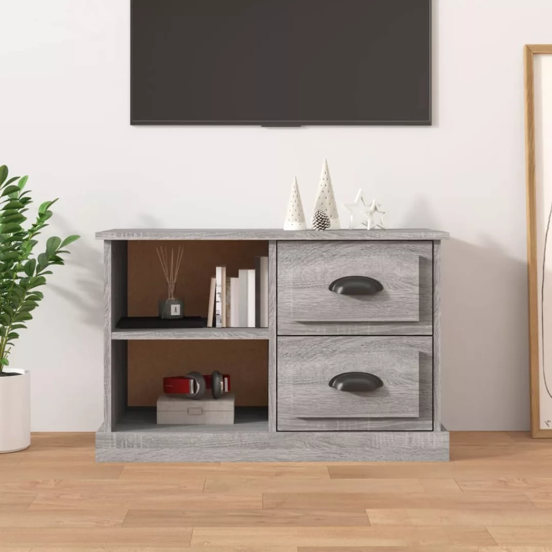 vidaXL TV-Schrank TV-Schrank Grau Sonoma 73x35,5x47,5 cm Spanplatte günstig online kaufen