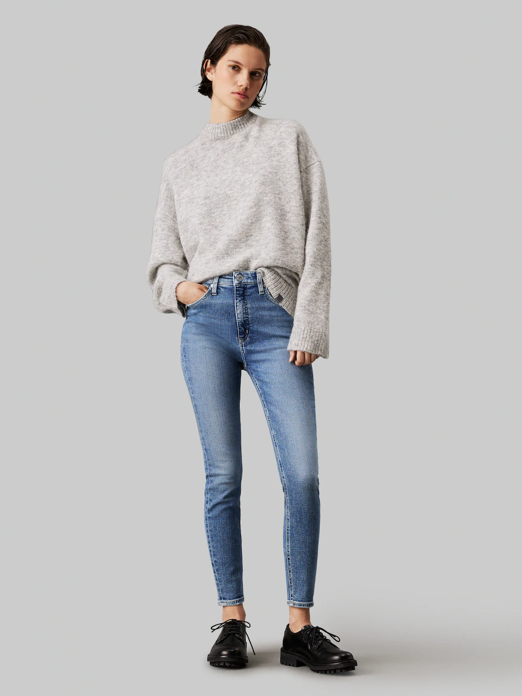 Calvin Klein Jeans Skinny-fit-Jeans "HIGH RISE SUPER SKINNY ANKLE", im 5-Po günstig online kaufen