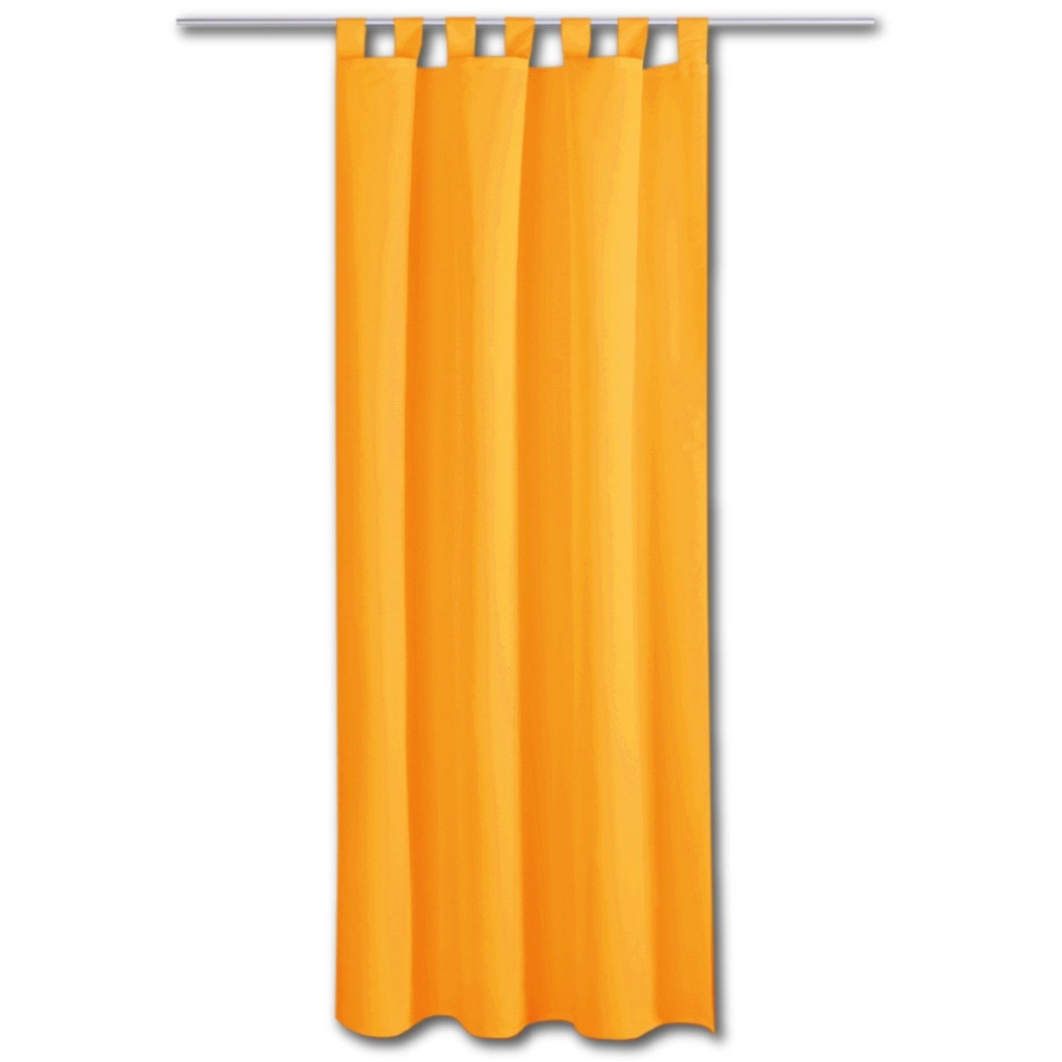 Bestlivings Dekoschal Ellen Schlaufen 140 cm x 145 cm Hellorange günstig online kaufen