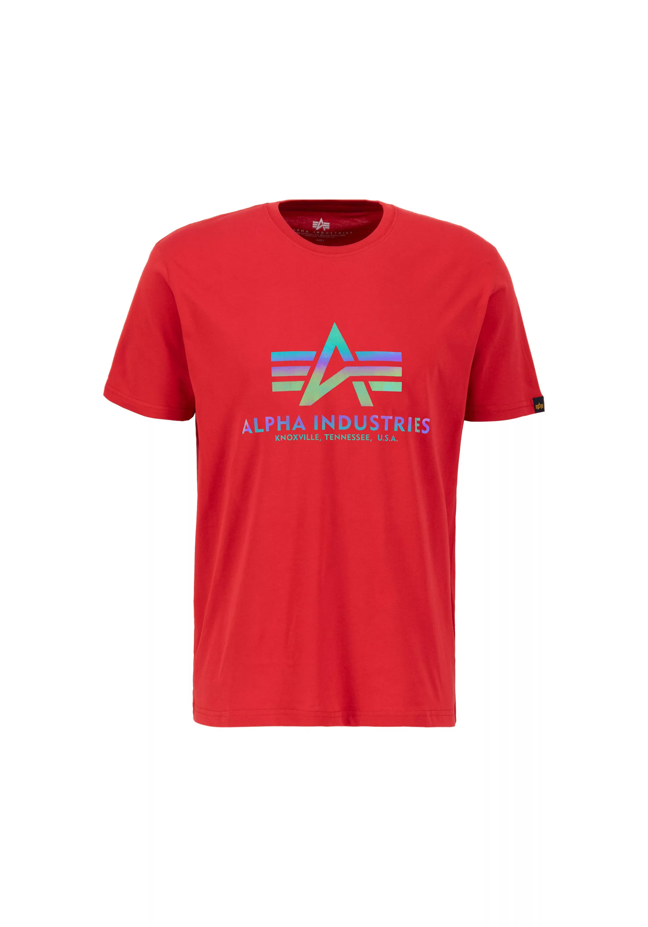 Alpha Industries T-Shirt "Alpha Industries Men - T-Shirts Basic T Rainbow R günstig online kaufen