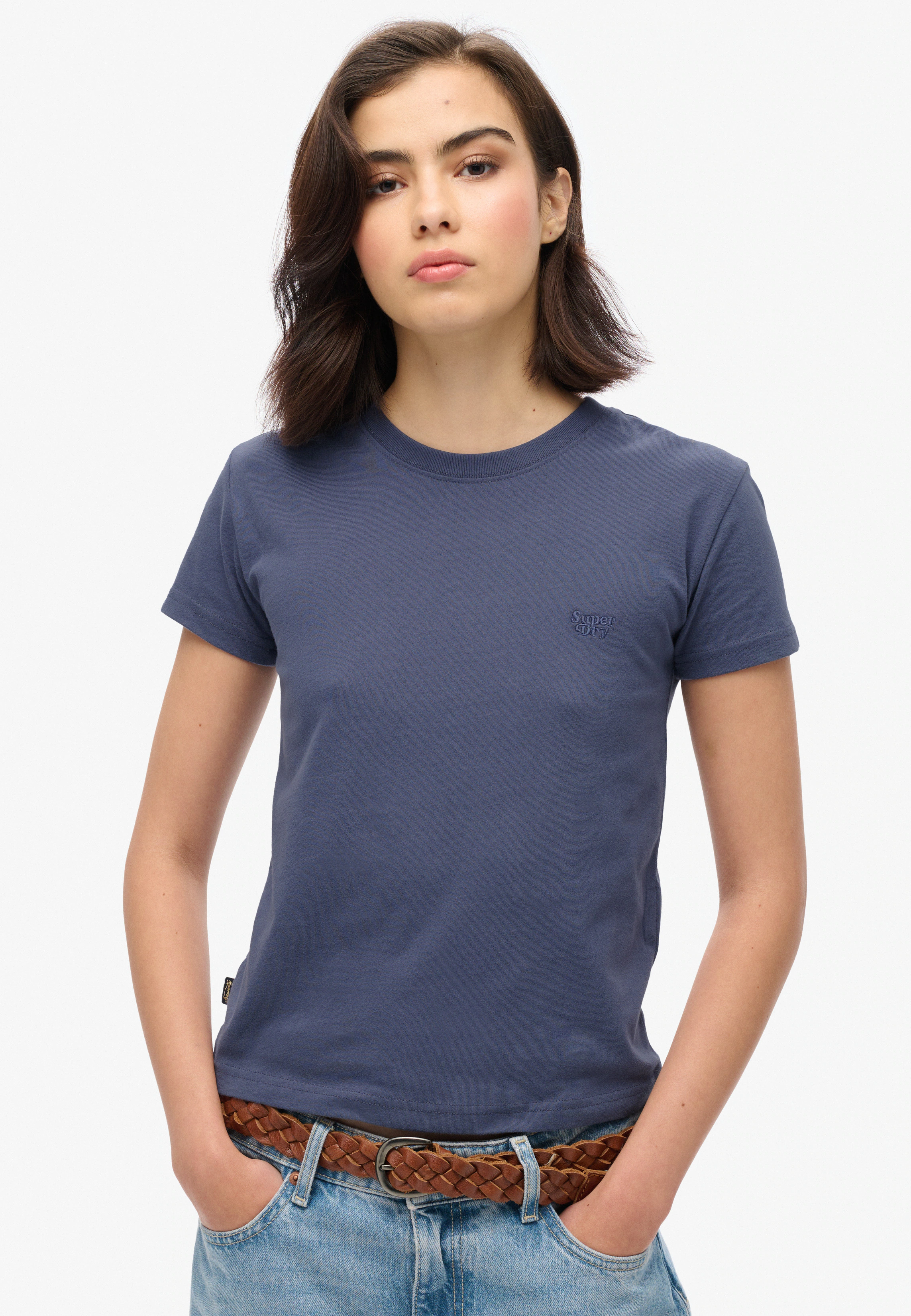 Superdry Kurzarmshirt "SU-ESSENTIAL LOGO 90S T SHIRT", angenehmes Tragegefü günstig online kaufen