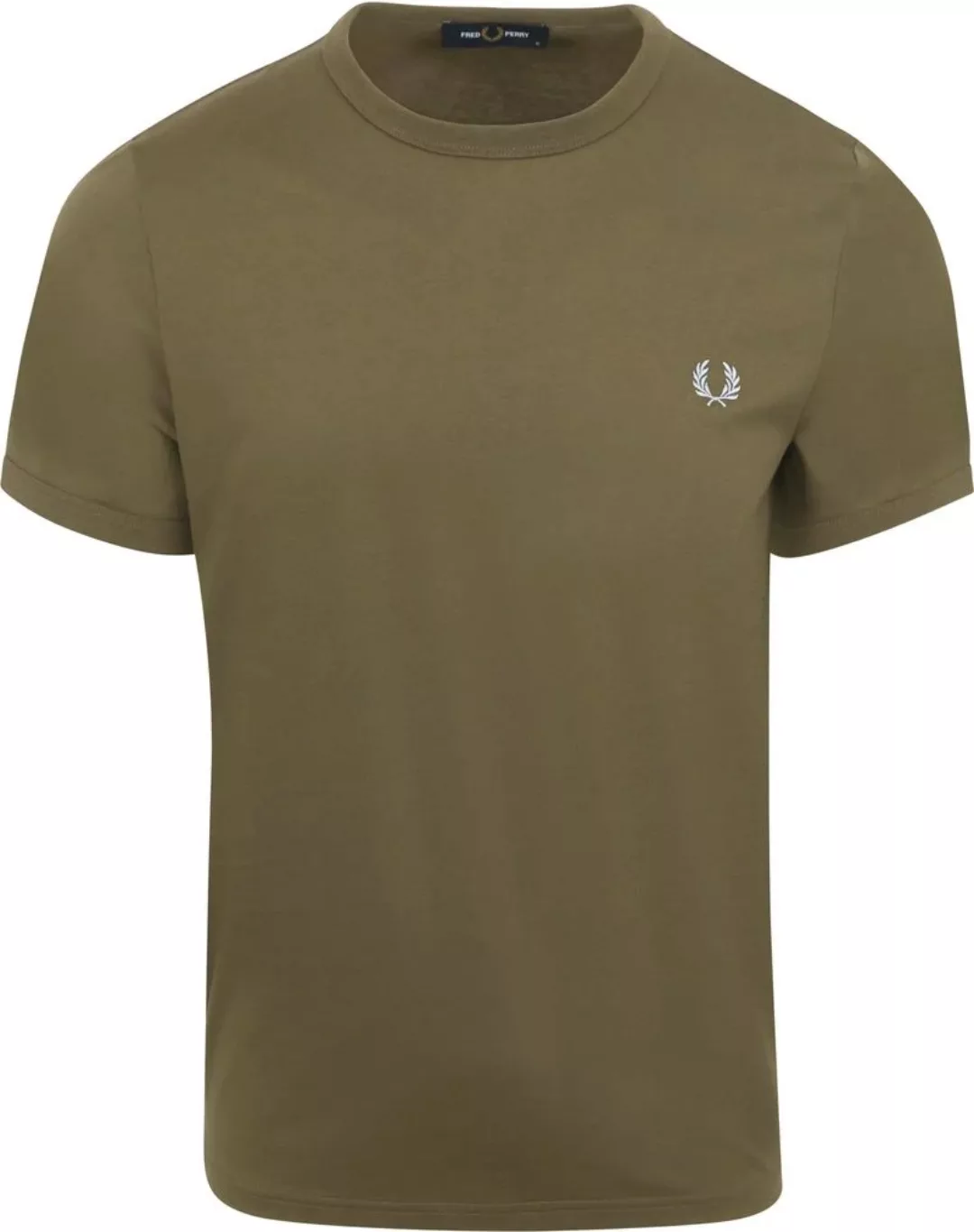 Fred Perry Ringer T-Shirt Grün R79 - Größe S günstig online kaufen