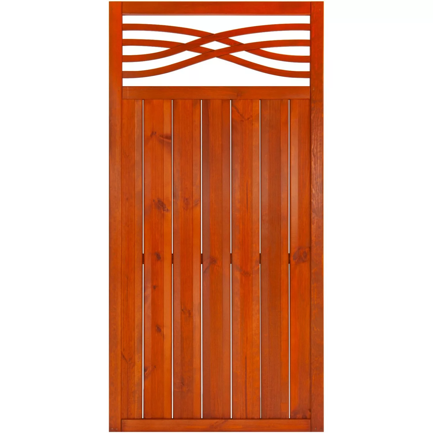 Zaunelement Malaga 180 cm x 90 cm Teak günstig online kaufen