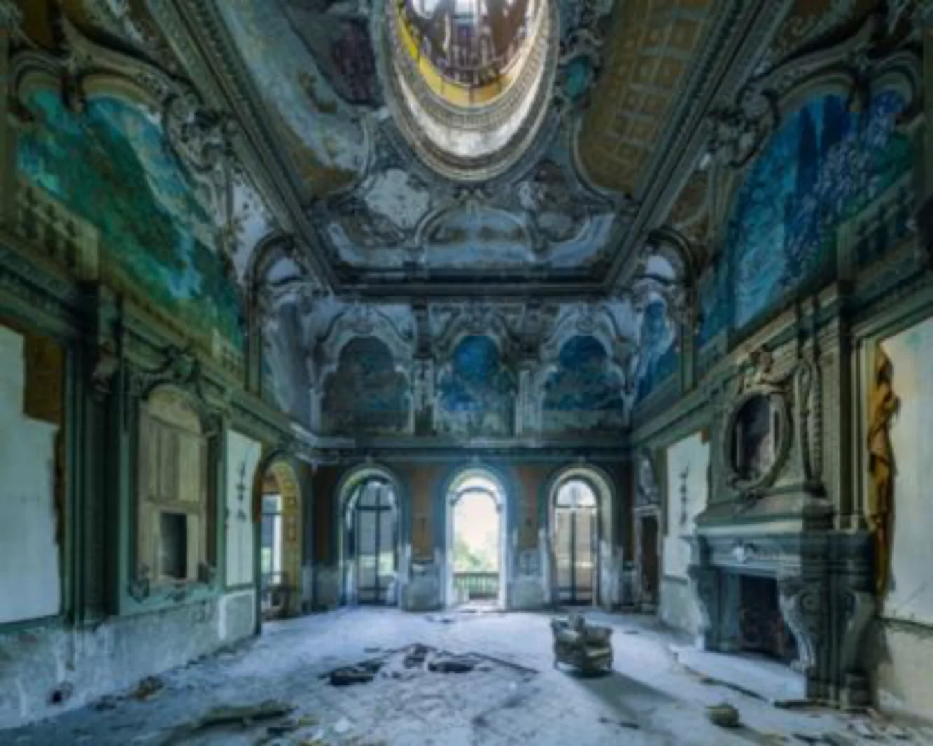 KOMAR Vlies Fototapete - Palazzo blu - Größe 350 x 280 cm mehrfarbig günstig online kaufen
