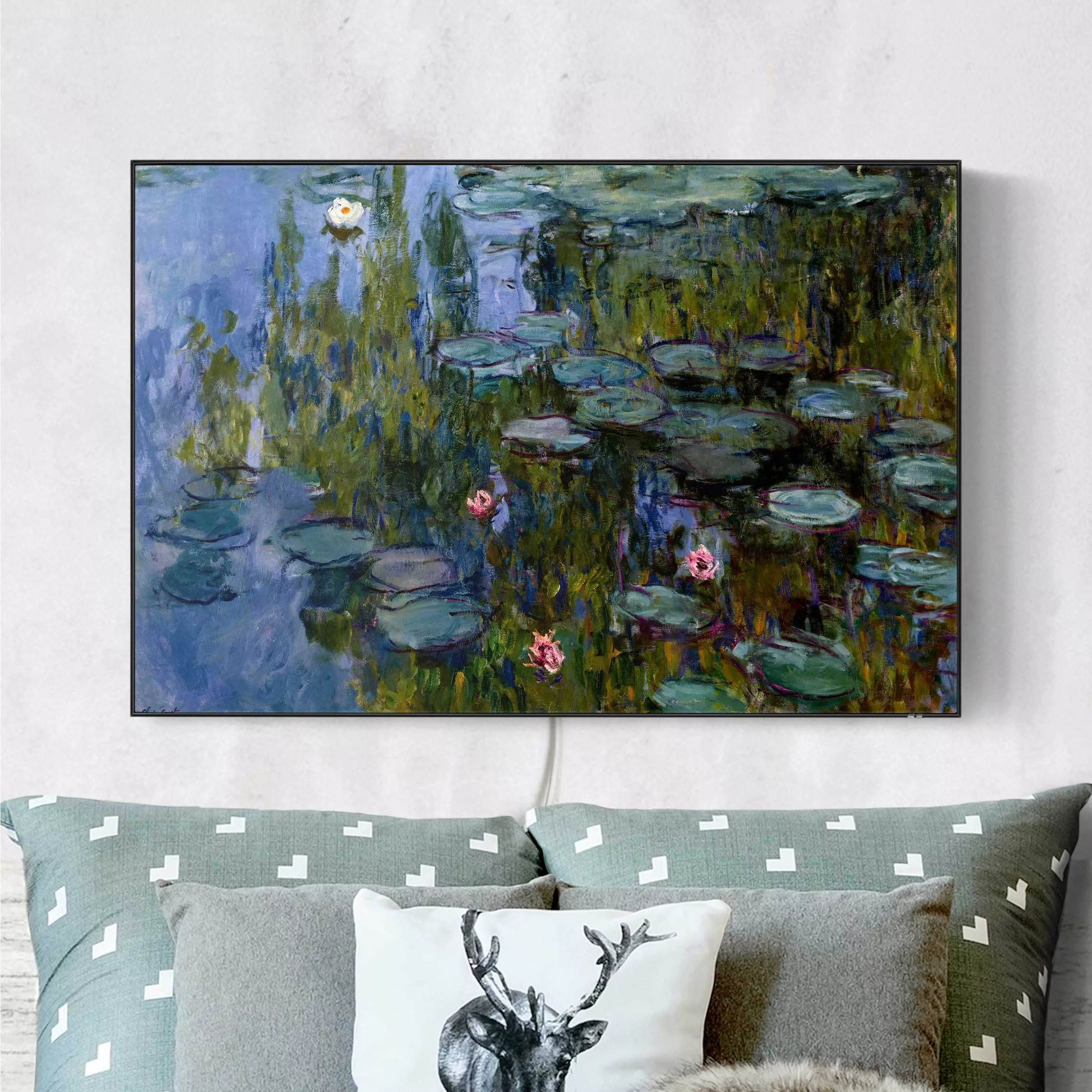 LED-Wechselbild Claude Monet - Seerosen (Nympheas) günstig online kaufen