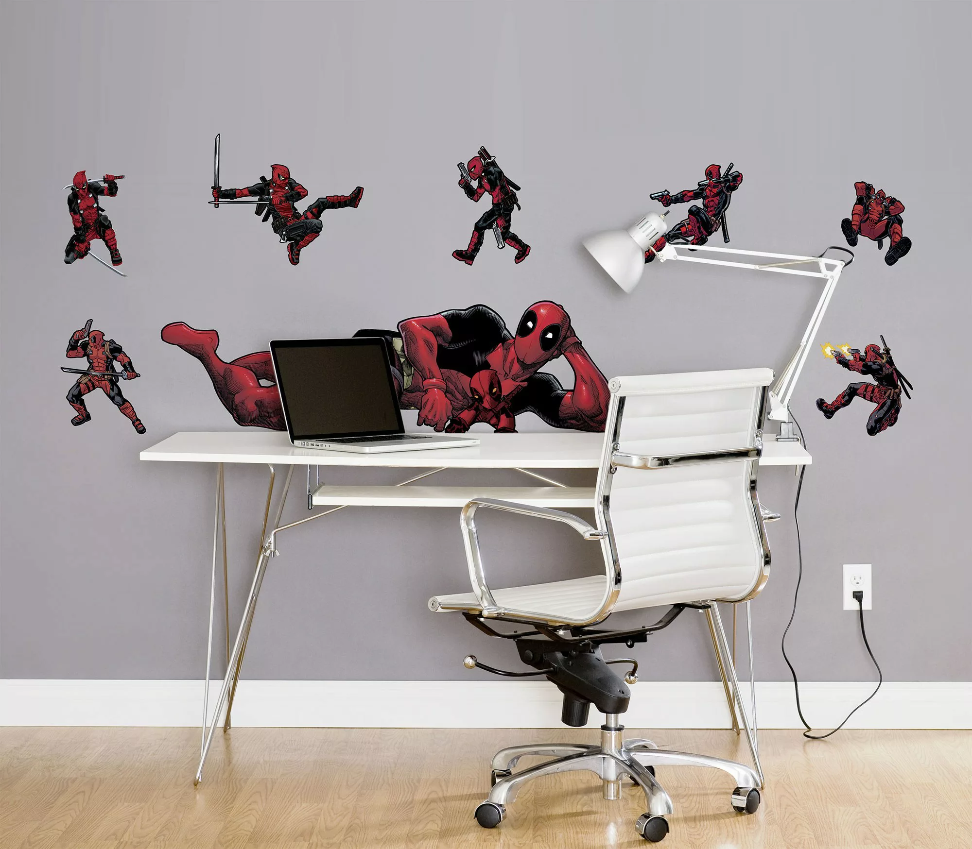 Komar Wandtattoo Deadpool Posing Disney Deadpool Posing B/L: ca. 100x70 cm günstig online kaufen