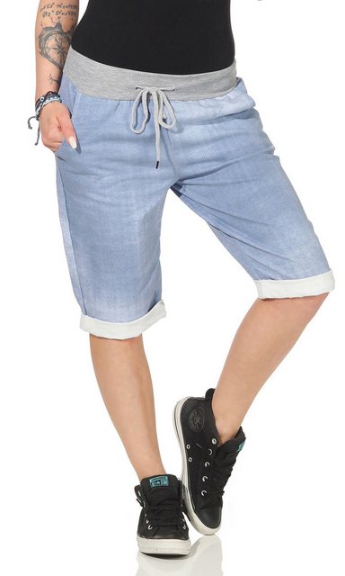 CLEO STYLE Sweatbermudas Bermuda Damen 30 Modell 3 42-46 günstig online kaufen