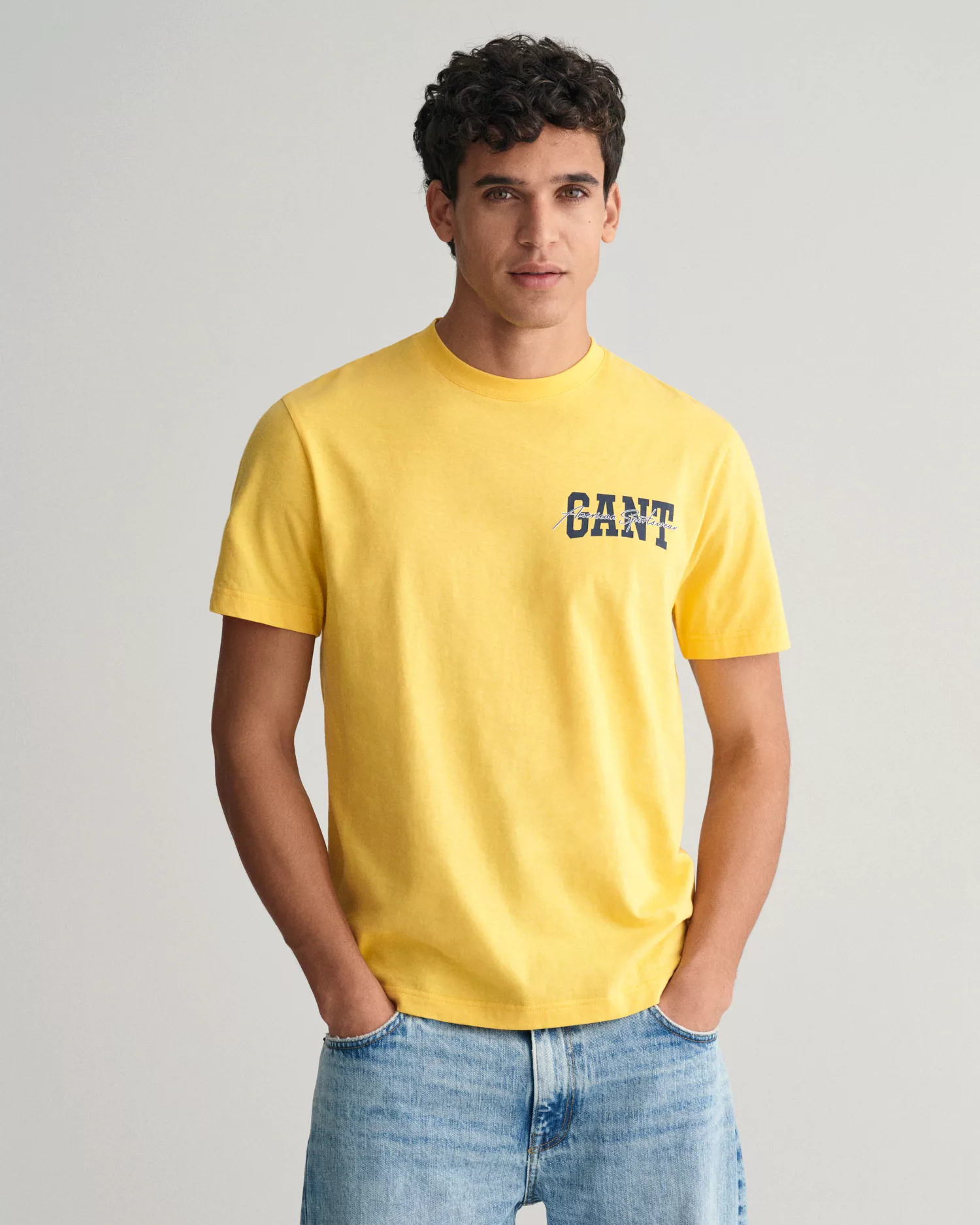 Gant T-Shirt GANT Arch Script Graphic T-Shirt mehrfarbiger Print günstig online kaufen