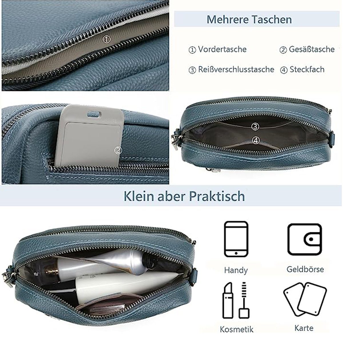 XDeer Handtasche Damen Handy Umhängetasche Crossbody günstig online kaufen