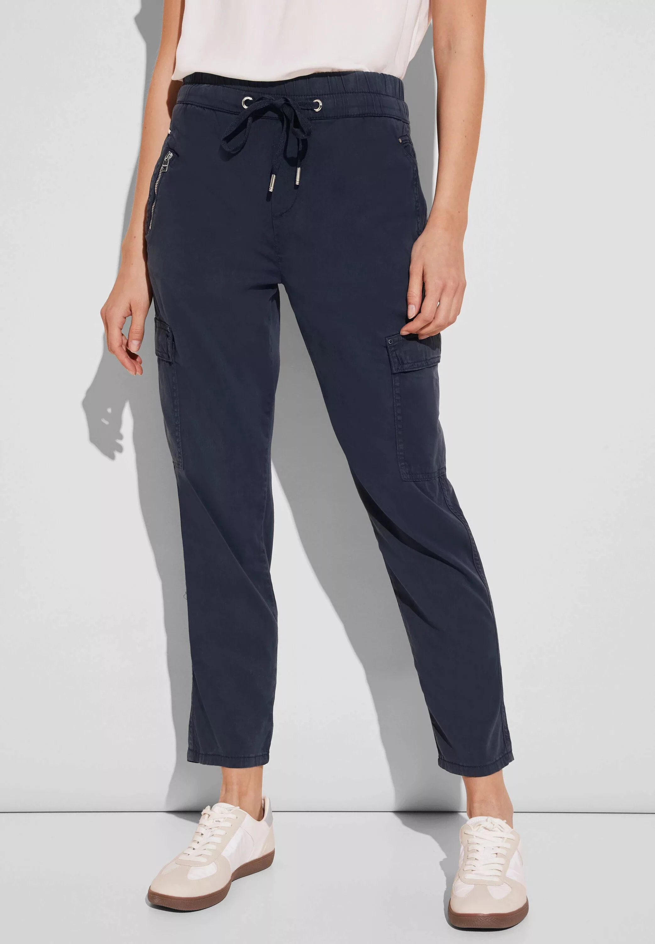 STREET ONE Cargohose, Middle Waist günstig online kaufen